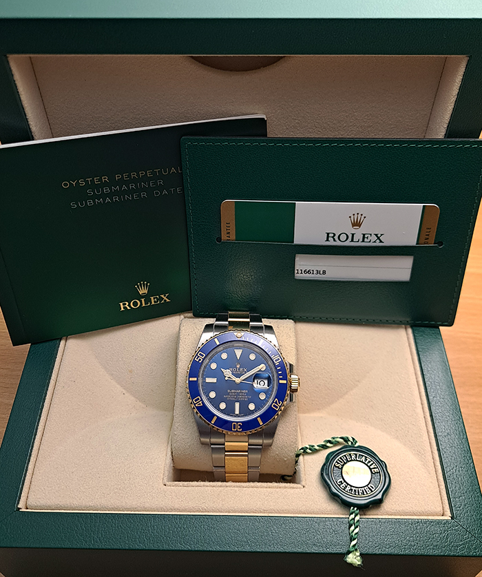 2020 Rolex Submariner Date YG/SS 